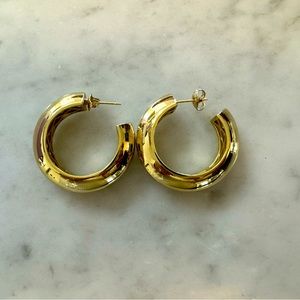 Melinda Maria Thick Ass 1 inch Hoops